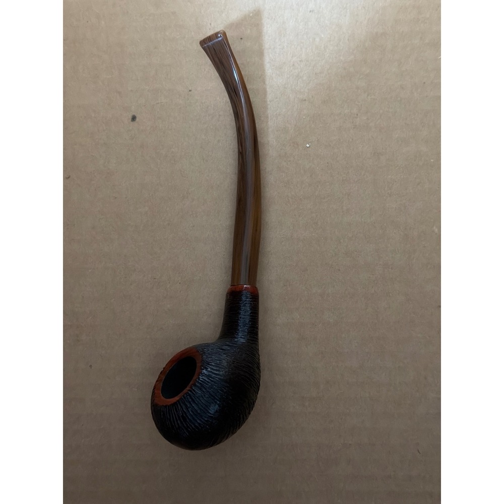 Aldo Velani Churchwarden Tobacco Pipe Italy Unsmoked Vintage Long Bent Briar AV